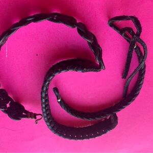 Vintage leather cuffs